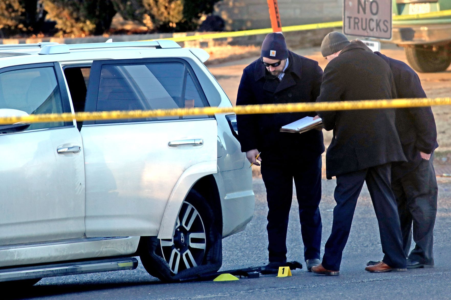 Suspects shoot two officers in Ferguson